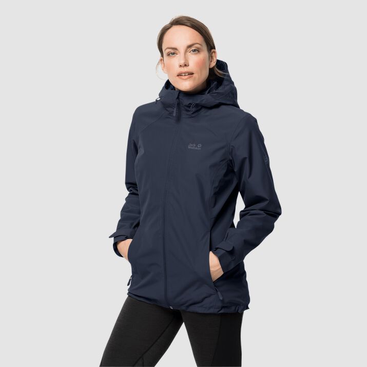 Chamarra Jack Wolfskin Norrland 3in1 Mujer Azul Marino Mexico-7965483